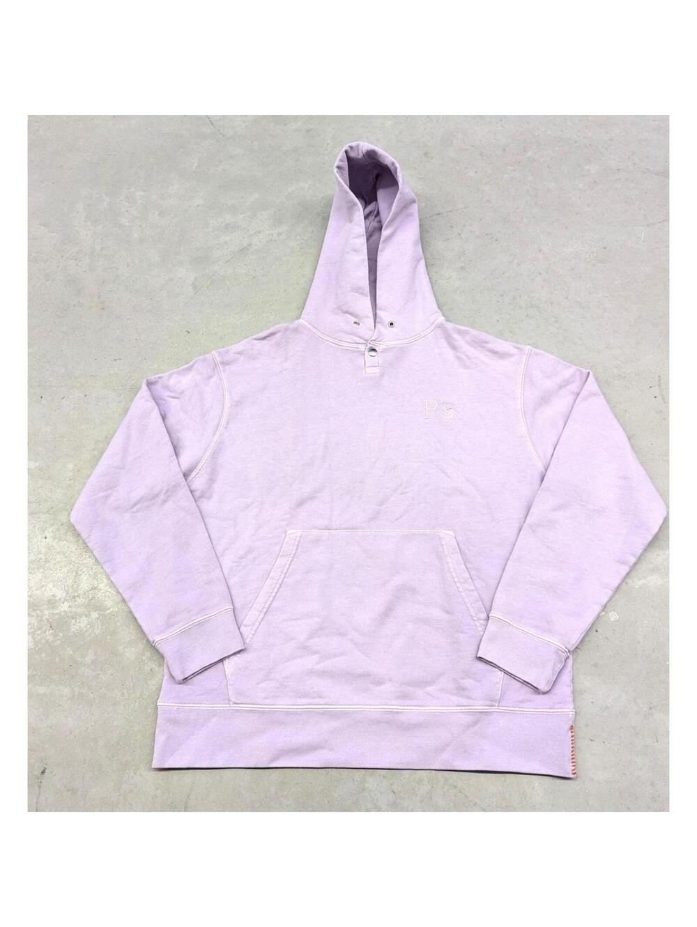 President's Lavender Hood Over P's Sweater Mineral Died
